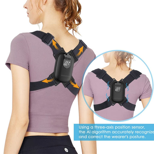 DSXLY Adjustable Smart Posture Corrector Belt for Back & Spine Alignment